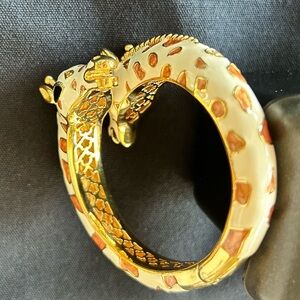 Kenneth Jay Lane Gold Giraffe Bracelet